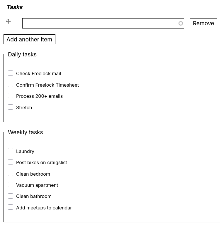 Scorecard task tracking
