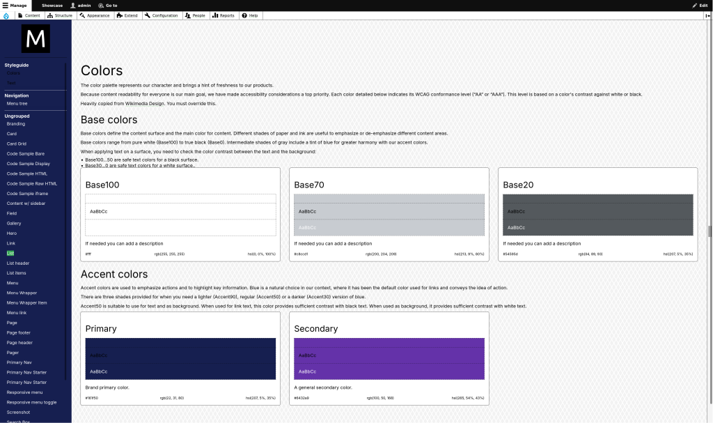SDC Styleguide UI