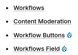 Drupal.org module links not showing iconre for core modules