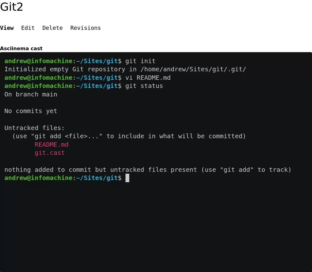 Drupal Asciinema Player module